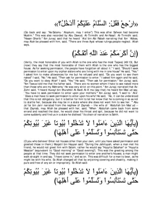 A compilation of the Abridged Tafsir Ibn Kathir Volumes 1 - 10  ( commentary of the meaning ) 