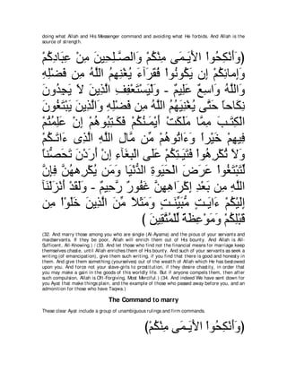 A compilation of the Abridged Tafsir Ibn Kathir Volumes 1 - 10  ( commentary of the meaning ) 