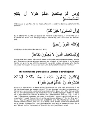 A compilation of the Abridged Tafsir Ibn Kathir Volumes 1 - 10  ( commentary of the meaning ) 