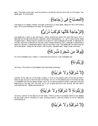 A compilation of the Abridged Tafsir Ibn Kathir Volumes 1 - 10  ( commentary of the meaning ) 
