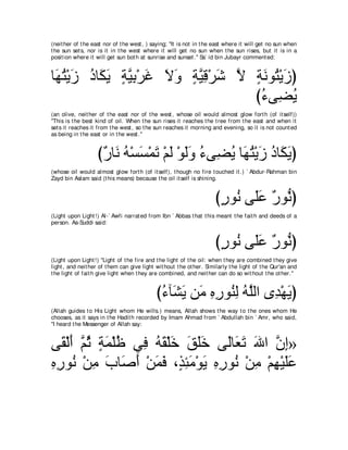 A compilation of the Abridged Tafsir Ibn Kathir Volumes 1 - 10  ( commentary of the meaning ) 