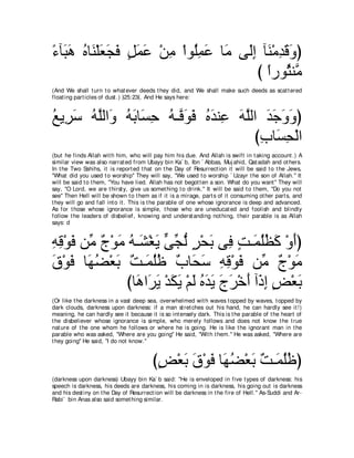 A compilation of the Abridged Tafsir Ibn Kathir Volumes 1 - 10  ( commentary of the meaning ) 