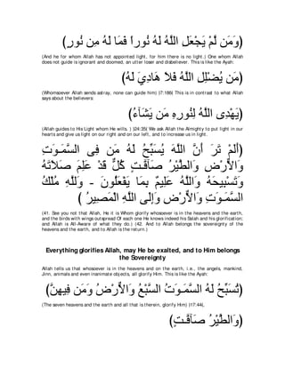 A compilation of the Abridged Tafsir Ibn Kathir Volumes 1 - 10  ( commentary of the meaning ) 