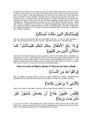 A compilation of the Abridged Tafsir Ibn Kathir Volumes 1 - 10  ( commentary of the meaning ) 