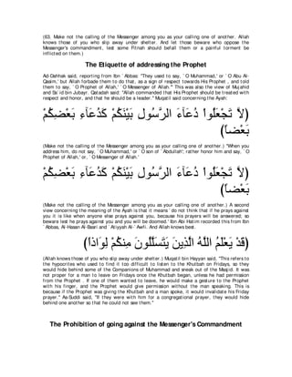 A compilation of the Abridged Tafsir Ibn Kathir Volumes 1 - 10  ( commentary of the meaning ) 