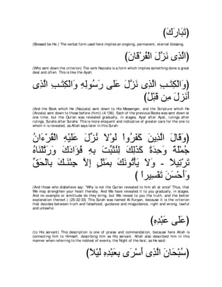 A compilation of the Abridged Tafsir Ibn Kathir Volumes 1 - 10  ( commentary of the meaning ) 