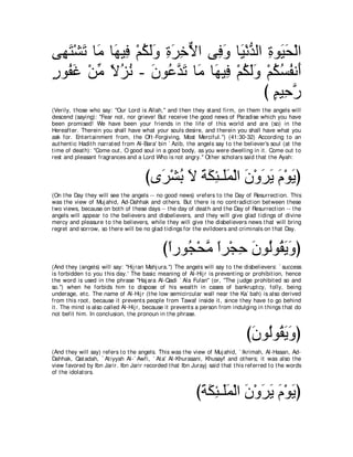 A compilation of the Abridged Tafsir Ibn Kathir Volumes 1 - 10  ( commentary of the meaning ) 