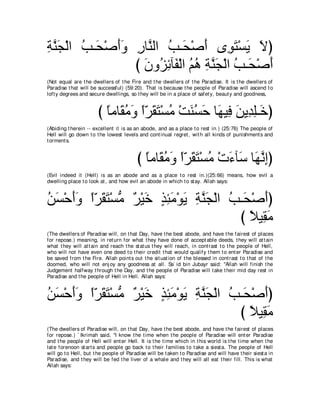 A compilation of the Abridged Tafsir Ibn Kathir Volumes 1 - 10  ( commentary of the meaning ) 