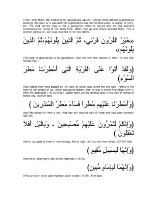 A compilation of the Abridged Tafsir Ibn Kathir Volumes 1 - 10  ( commentary of the meaning ) 