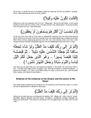 A compilation of the Abridged Tafsir Ibn Kathir Volumes 1 - 10  ( commentary of the meaning ) 