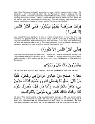 A compilation of the Abridged Tafsir Ibn Kathir Volumes 1 - 10  ( commentary of the meaning ) 