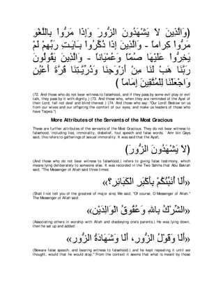 A compilation of the Abridged Tafsir Ibn Kathir Volumes 1 - 10  ( commentary of the meaning ) 