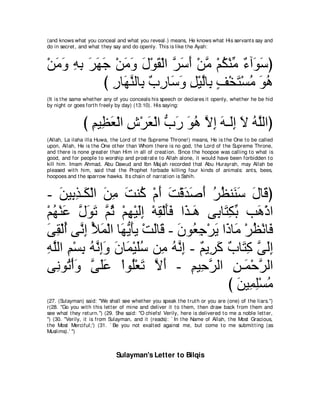 A compilation of the Abridged Tafsir Ibn Kathir Volumes 1 - 10  ( commentary of the meaning ) 