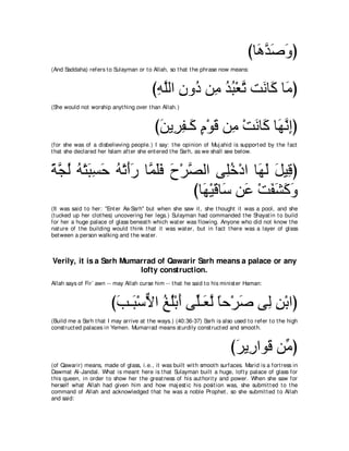 A compilation of the Abridged Tafsir Ibn Kathir Volumes 1 - 10  ( commentary of the meaning ) 