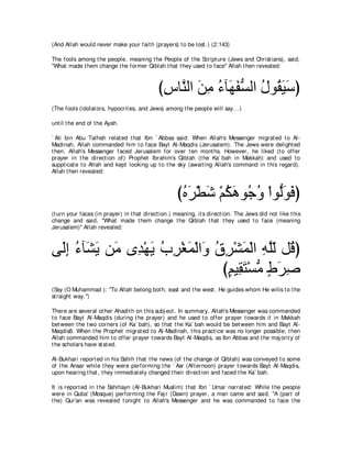 A compilation of the Abridged Tafsir Ibn Kathir Volumes 1 - 10  ( commentary of the meaning ) 