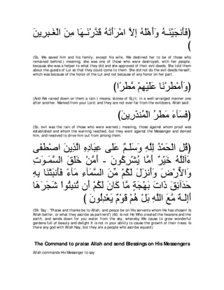 A compilation of the Abridged Tafsir Ibn Kathir Volumes 1 - 10  ( commentary of the meaning ) 