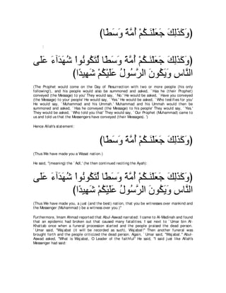 A compilation of the Abridged Tafsir Ibn Kathir Volumes 1 - 10  ( commentary of the meaning ) 