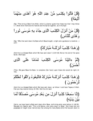 A compilation of the Abridged Tafsir Ibn Kathir Volumes 1 - 10  ( commentary of the meaning ) 