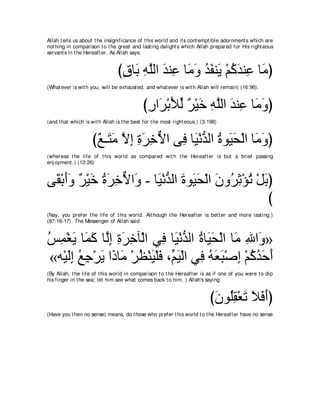 A compilation of the Abridged Tafsir Ibn Kathir Volumes 1 - 10  ( commentary of the meaning ) 