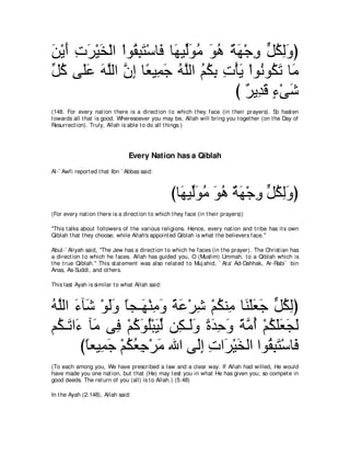 A compilation of the Abridged Tafsir Ibn Kathir Volumes 1 - 10  ( commentary of the meaning ) 