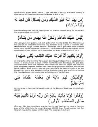 A compilation of the Abridged Tafsir Ibn Kathir Volumes 1 - 10  ( commentary of the meaning ) 