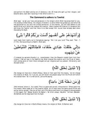 A compilation of the Abridged Tafsir Ibn Kathir Volumes 1 - 10  ( commentary of the meaning ) 