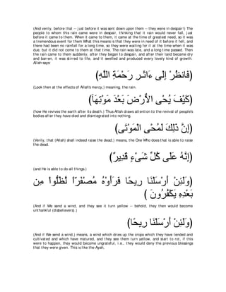 A compilation of the Abridged Tafsir Ibn Kathir Volumes 1 - 10  ( commentary of the meaning ) 