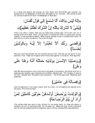 A compilation of the Abridged Tafsir Ibn Kathir Volumes 1 - 10  ( commentary of the meaning ) 