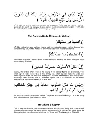 A compilation of the Abridged Tafsir Ibn Kathir Volumes 1 - 10  ( commentary of the meaning ) 