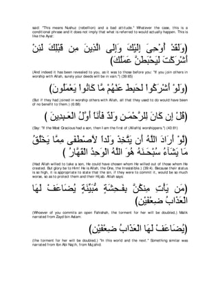 A compilation of the Abridged Tafsir Ibn Kathir Volumes 1 - 10  ( commentary of the meaning ) 