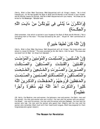A compilation of the Abridged Tafsir Ibn Kathir Volumes 1 - 10  ( commentary of the meaning ) 