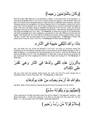 A compilation of the Abridged Tafsir Ibn Kathir Volumes 1 - 10  ( commentary of the meaning ) 