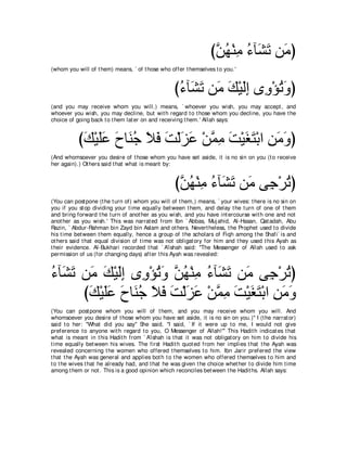 A compilation of the Abridged Tafsir Ibn Kathir Volumes 1 - 10  ( commentary of the meaning ) 