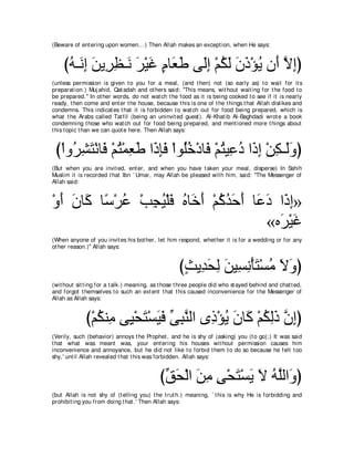 A compilation of the Abridged Tafsir Ibn Kathir Volumes 1 - 10  ( commentary of the meaning ) 