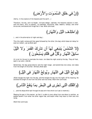 A compilation of the Abridged Tafsir Ibn Kathir Volumes 1 - 10  ( commentary of the meaning ) 