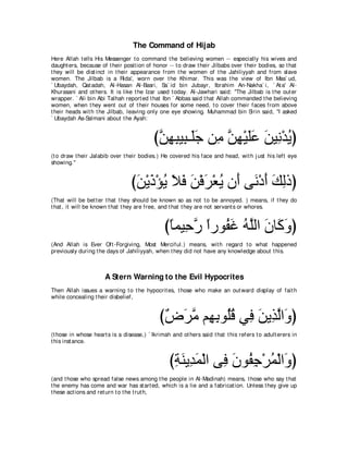 A compilation of the Abridged Tafsir Ibn Kathir Volumes 1 - 10  ( commentary of the meaning ) 