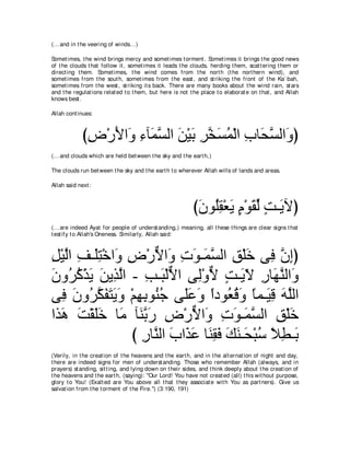 A compilation of the Abridged Tafsir Ibn Kathir Volumes 1 - 10  ( commentary of the meaning ) 