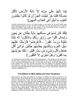 A compilation of the Abridged Tafsir Ibn Kathir Volumes 1 - 10  ( commentary of the meaning ) 