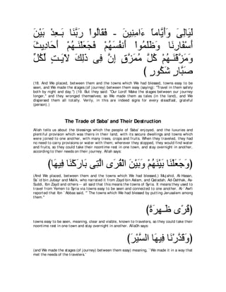 A compilation of the Abridged Tafsir Ibn Kathir Volumes 1 - 10  ( commentary of the meaning ) 