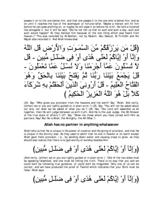 A compilation of the Abridged Tafsir Ibn Kathir Volumes 1 - 10  ( commentary of the meaning ) 