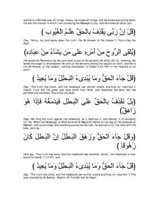 A compilation of the Abridged Tafsir Ibn Kathir Volumes 1 - 10  ( commentary of the meaning ) 