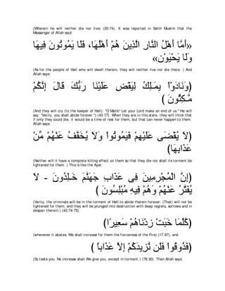 A compilation of the Abridged Tafsir Ibn Kathir Volumes 1 - 10  ( commentary of the meaning ) 