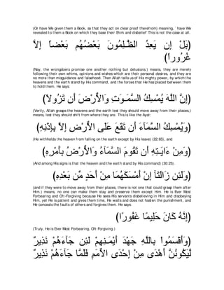 A compilation of the Abridged Tafsir Ibn Kathir Volumes 1 - 10  ( commentary of the meaning ) 