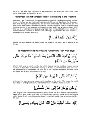 A compilation of the Abridged Tafsir Ibn Kathir Volumes 1 - 10  ( commentary of the meaning ) 