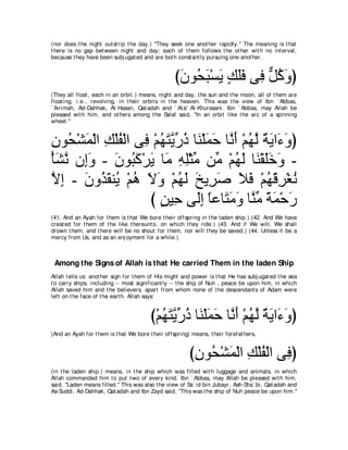A compilation of the Abridged Tafsir Ibn Kathir Volumes 1 - 10  ( commentary of the meaning ) 