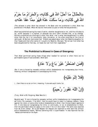 A compilation of the Abridged Tafsir Ibn Kathir Volumes 1 - 10  ( commentary of the meaning ) 