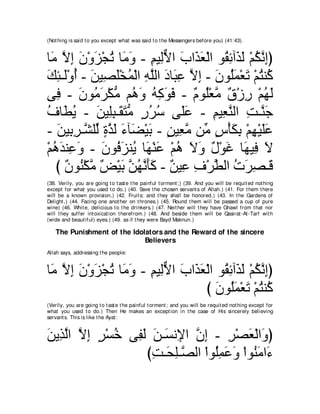 A compilation of the Abridged Tafsir Ibn Kathir Volumes 1 - 10  ( commentary of the meaning ) 