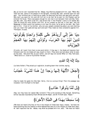 A compilation of the Abridged Tafsir Ibn Kathir Volumes 1 - 10  ( commentary of the meaning ) 