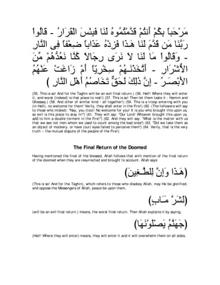 A compilation of the Abridged Tafsir Ibn Kathir Volumes 1 - 10  ( commentary of the meaning ) 