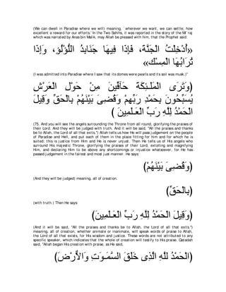 A compilation of the Abridged Tafsir Ibn Kathir Volumes 1 - 10  ( commentary of the meaning ) 